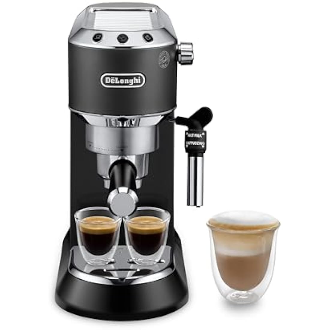 De'Longhi Dedica Style, Traditional Pump Espresso Machine, Coffee and Cappuccino Maker, EC685BK, Black