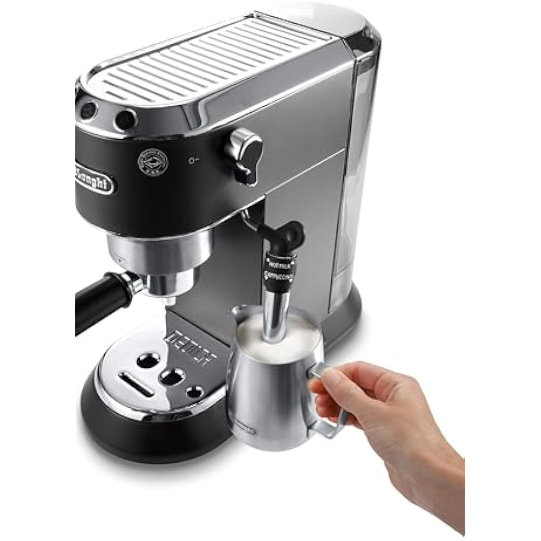 De'Longhi Dedica Style, Traditional Pump Espresso Machine, Coffee and Cappuccino Maker, EC685BK, Black