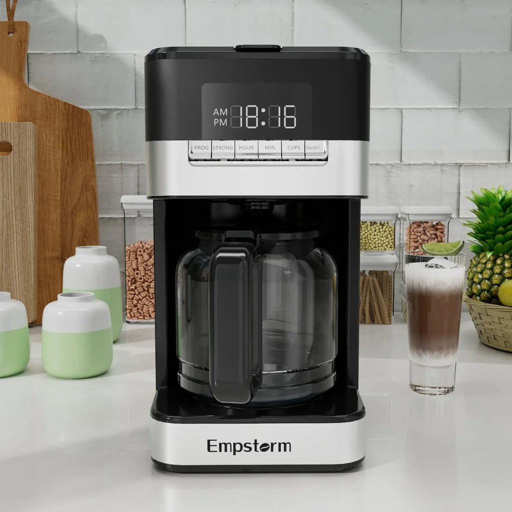 American style keep warm function electric programmable single service drip coffee machine