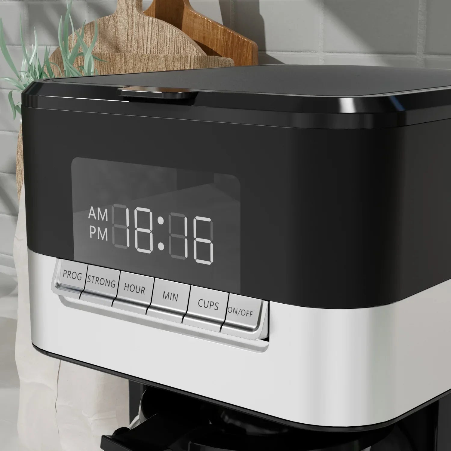 American style keep warm function electric programmable single service drip coffee machine