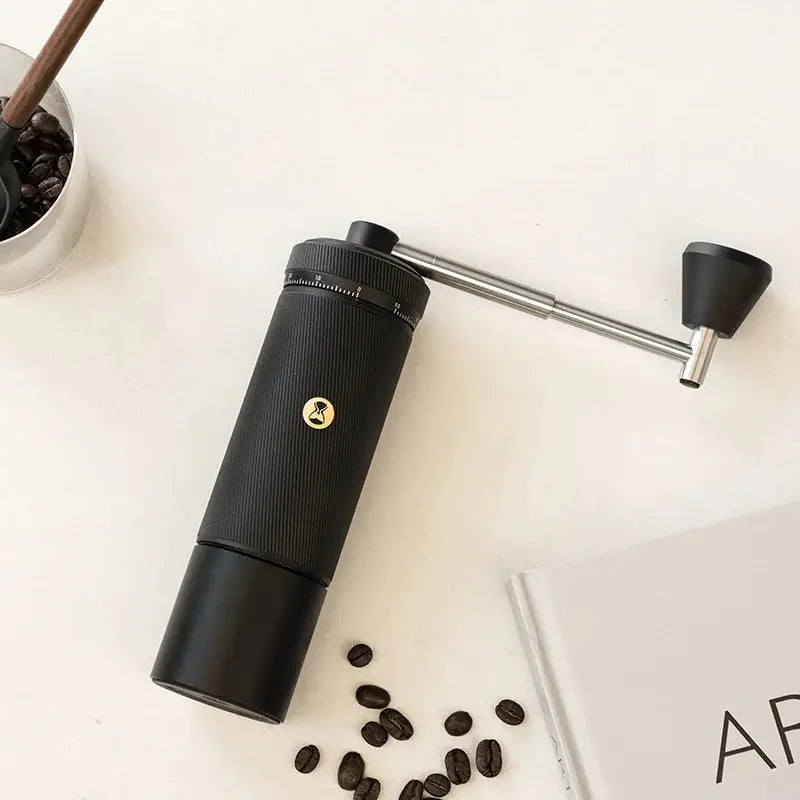 StepUP Coffee Manual Coffee Grinder Chestnut S3 – External Adjustment, S2C890 Burr