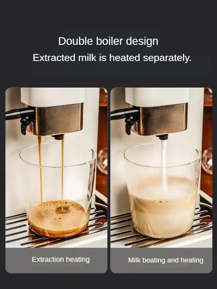 Fully Automatic Coffee Maker with Grinder & Milk Frother – 20 Bar | 1.5L Tank